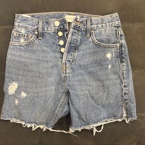 PacSun Distressed Blue Jean Shorts